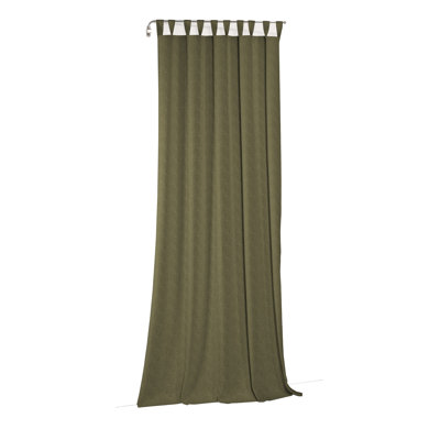 Branton Tab Top Curtain Single Panel, opaque