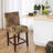 Arison Upholstered Counter Stool with Solid Wood Frame-41670556