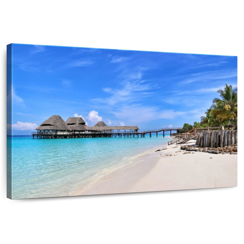Plage Gillard à Zanzibar, H 34 po x l 51 po