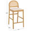 Laylie Rattan And Leather Counter Stool-1887483495