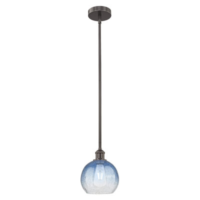 Edison - Brookhaven Globe - 1 Light 8" Stem Hung Mini Pendant