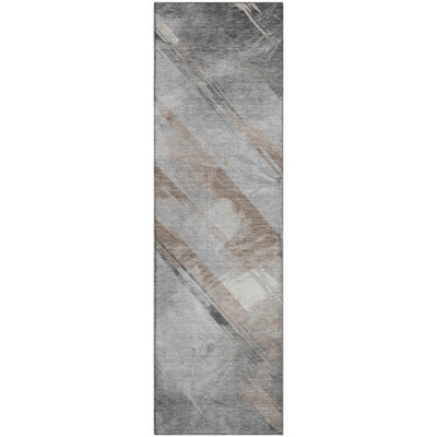 Premium Machine Washable Harjo AMF1535 Stripes Rug