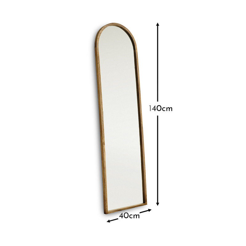 Symari Solid Wood Arch Mirror