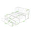 Lit escamotable en bois avec tiroir de rangement, port USB et lattes-82736549-82736574