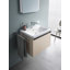 Évier de meuble-lavabo blanc D-Neo