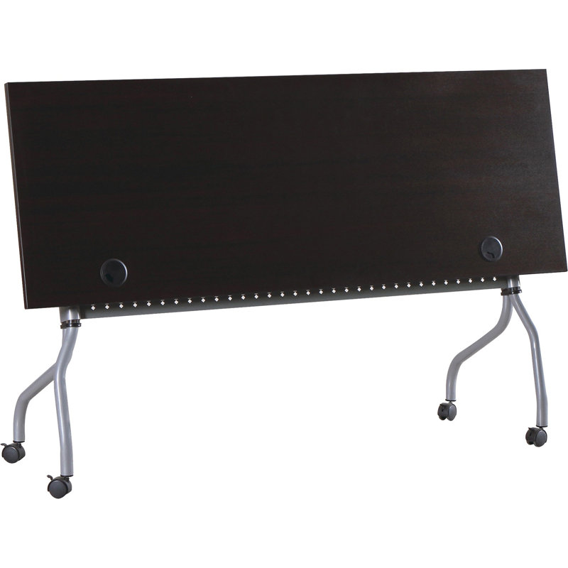 Table de formation avec roulettes, Cerisier, H 29,50 po x L 23,63 po x l 28,70 po, Noir