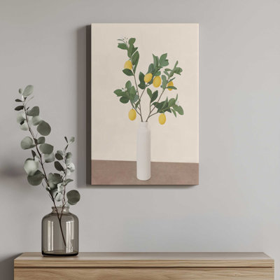 «Lemon Branches II» par Garima Dhawan, reproduction d'art sur toile