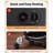 Indoor & Outdoor Propane Cabinet Heater, 6000-18000 BTU Radiant Space Heater, 3 Heat Modes, Tip-Over & ODS Safety Protection, Heats up to 450 Sq.Ft for Patio & Indoor Use