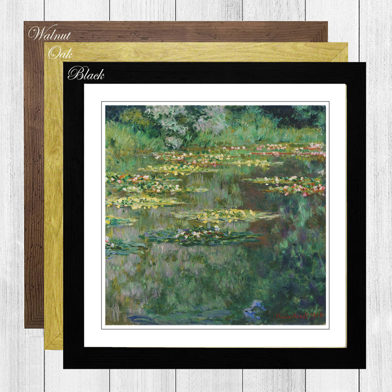 Claude Monet - Single Picture Frame Painting, Walnut