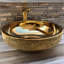 Lavabo vasque doré Dorado