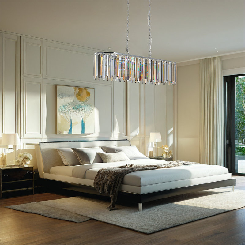 Sein 8 - Light Geometric Chandelier