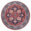 Tapis rouge / bleu marine Aailiyah Ornate-125332936