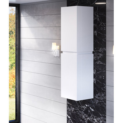 Rouillard Solid Wood Linen Cabinet
