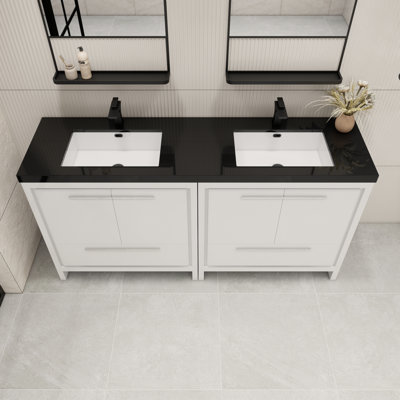 Catori 72" Double Bathroom Vanity Set