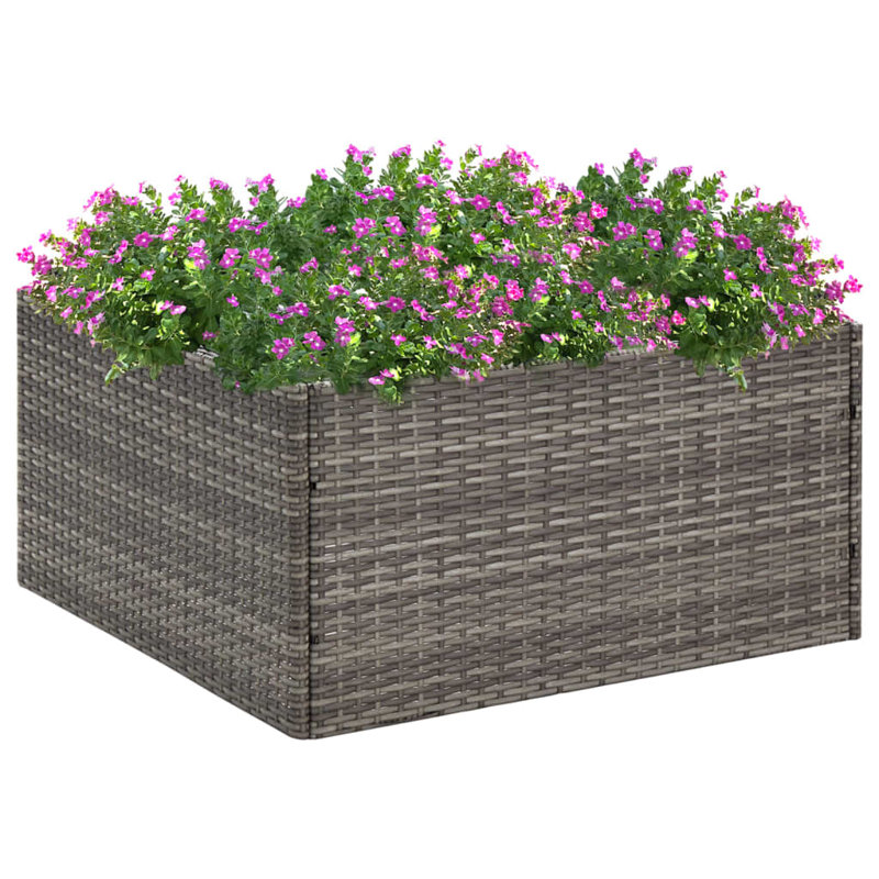 Boîte à fleurs d'extérieur Kaeto, Gris