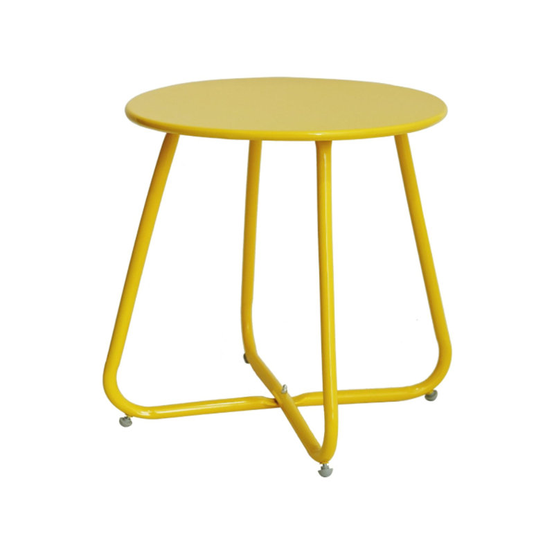 Ashney Metal Outdoor Chat Table , 18'' in. W 18'' in. D