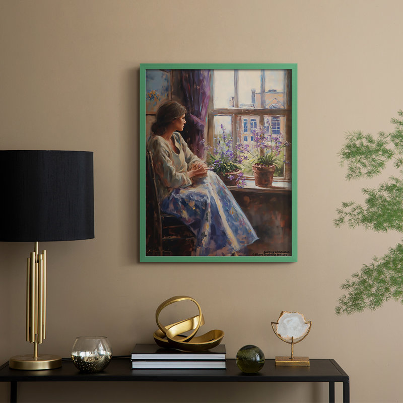 WOMEN Series CCCCXXII - reproduction encadrée de qualité supérieure - prête à être accrochée - aucun clou requis