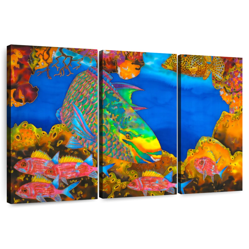 Under Jade Mountain, 28" H x 45" W
