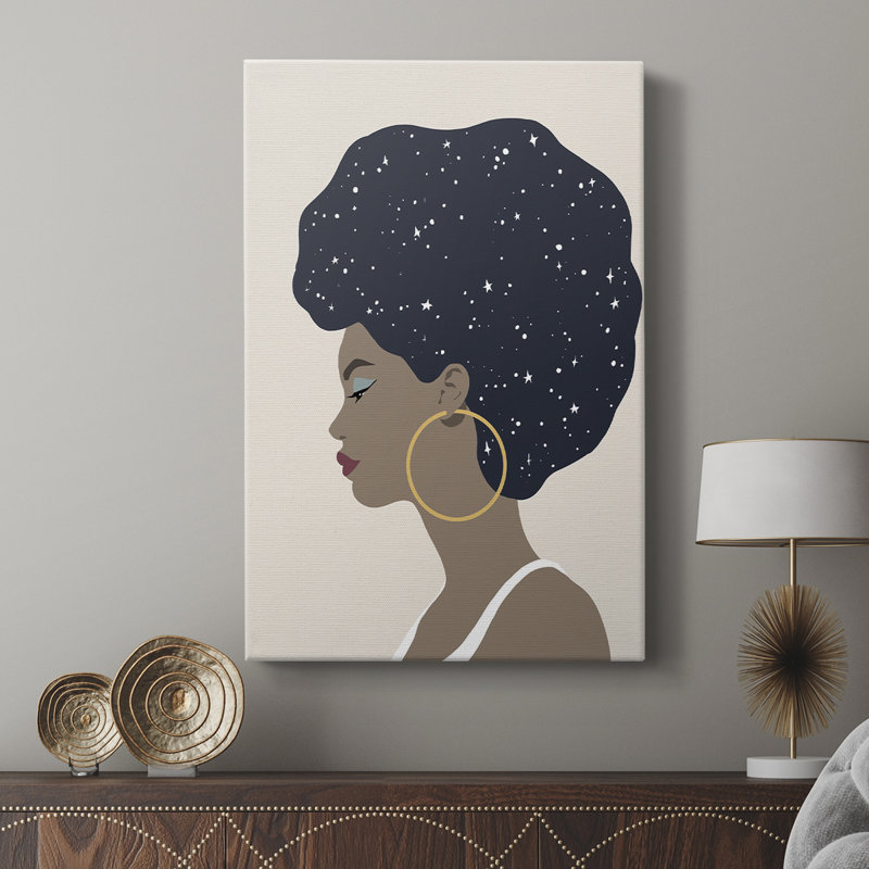 Heavenly Hair I -Gallery Wraraped Cavas, H 27 po x l 18 po
