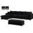 Naomi 110" Wide Velvet Reversible Sofa & Chaise-256053032