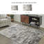 Tapis crème / gris tissé à la main Georgine-1477805417