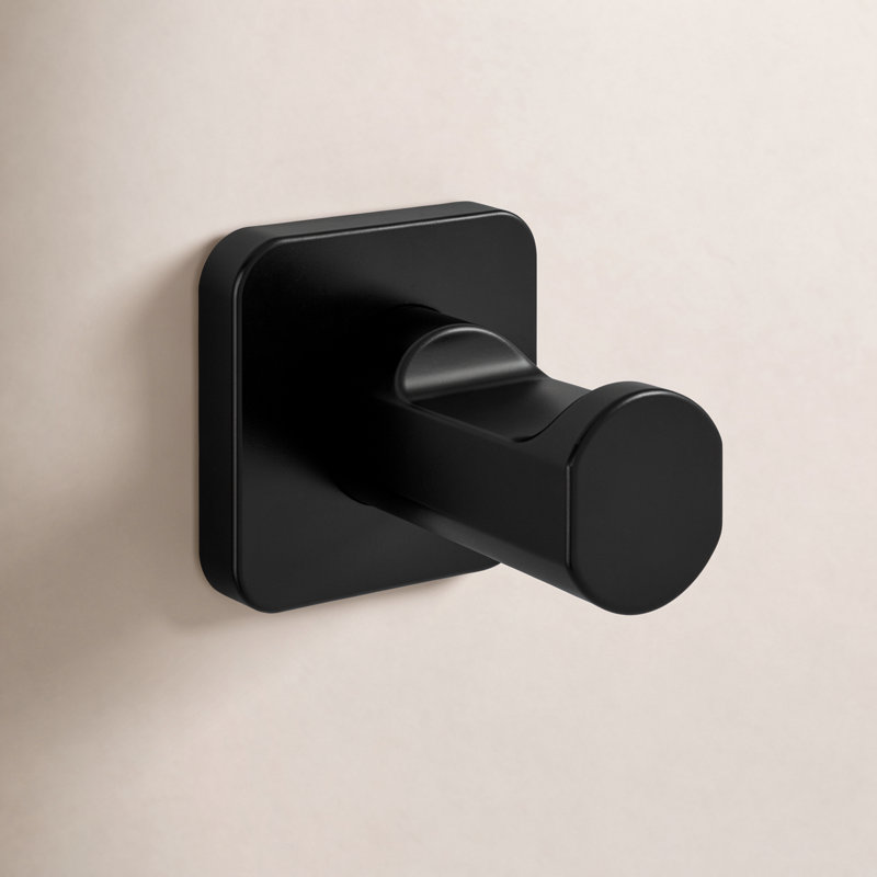 Parallel Robe Hook, Matte Black