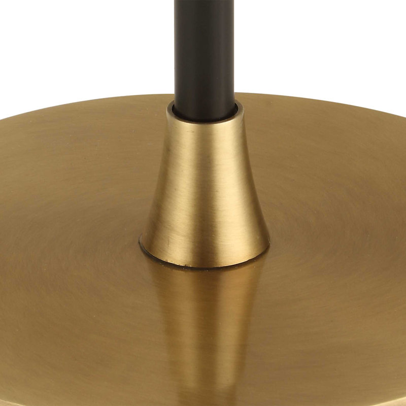 Uttermost Stowe Satin Black Floor Lamp