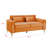 Barcaldine Velvet Loveseat-95481171
