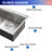28'' L Single Bowl Stainless Steel Kitchen Sink