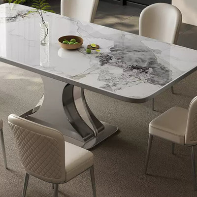 Table rectangulaire légère de luxe
