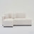 Wool Left Facing Sectional Sofa With Chaise