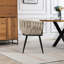 Polyester Upholstered Metal Upholstered Back Accent-636635821
