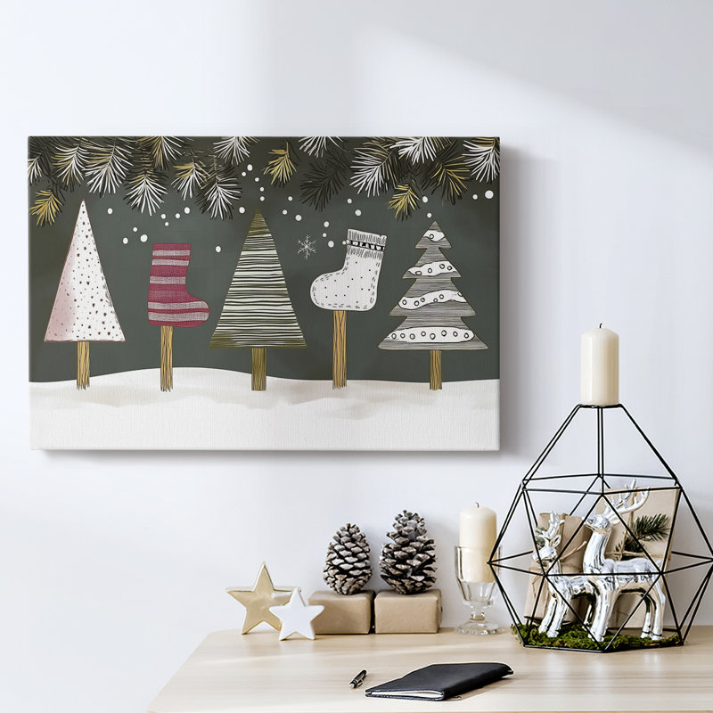 Christmas Holiday Arts - Toile tendue avec châssis XMA171400