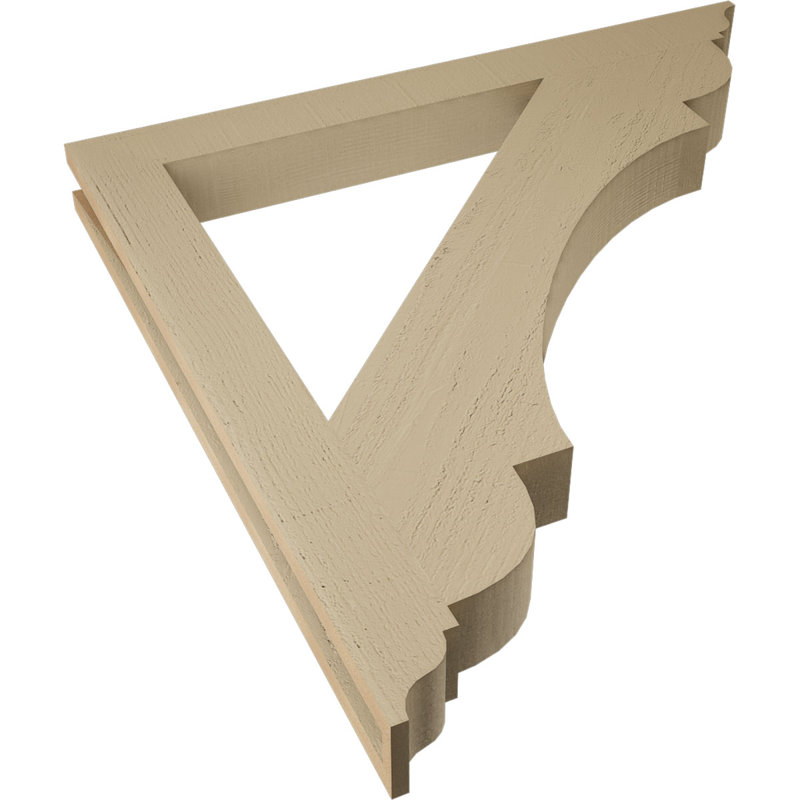 Support en bois de cèdre brut olympique Traditional, H 36 po x l 3,5 po x P 36 po