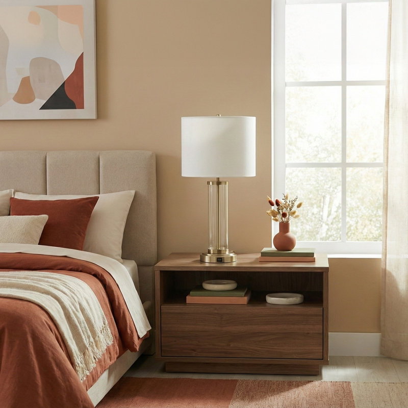 Brushed Nickel Table Lamp