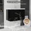 Meuble-lavabo flottant avec porte à fermeture en douceur, lavabo en céramique et fabrication en contreplaqué durable-131644743-131644749