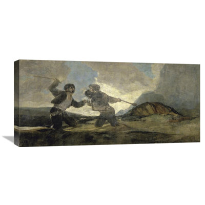 " Fight With Cudgels " by Francisco De Goya