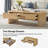 Kaybri Filipo Modern 46.5"W Fluted Solid Wood OAK Coffee Table with Storage-118565606