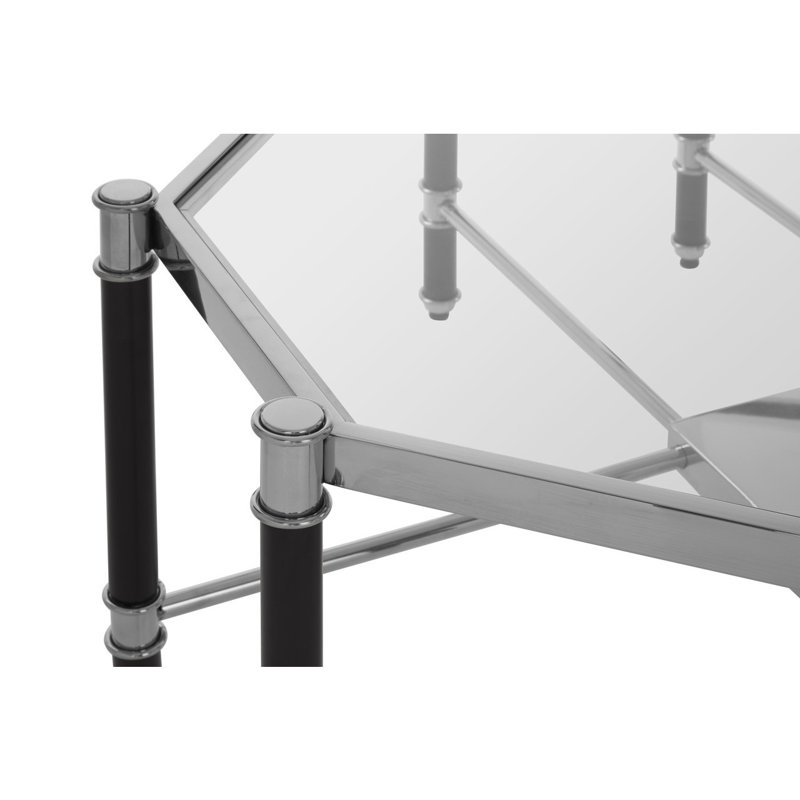 Briaroaks Coffee Table, Black/Silver