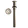 High-Flow Grid 1.25" Grid Bathroom Sink Drain without Overflow