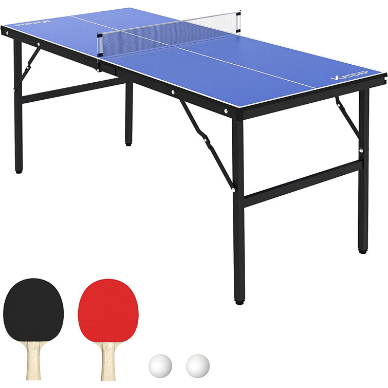 Ping Pong Kit - Bois Massif Raquette de Tennis de Table Long