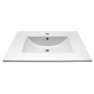 Plateau de meuble-lavabo simple 31 po