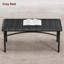Space-Saving 4-Piece Dining Table Set with Upholstered Chairs & Bench – Compact Industrial Kitchen & Dining Room Furniture – Ideal for Small Spaces – Vintage Colour