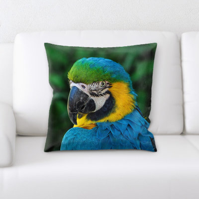 Coussin perroquet