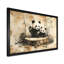 Gerino, famille de panda rétro dans la forêt I - art mural panda-1777834239-1732940188-1777834238