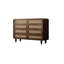 Armoire d'entrée moderne en bois massif simple