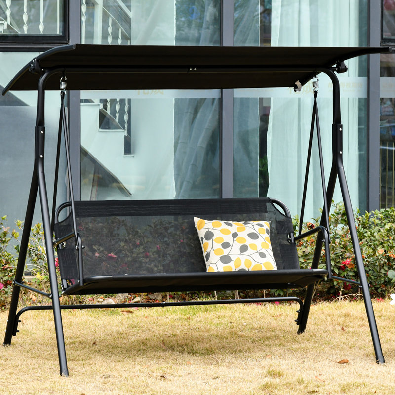 Balancelle avec auvent pour 2 adultes Outsunny