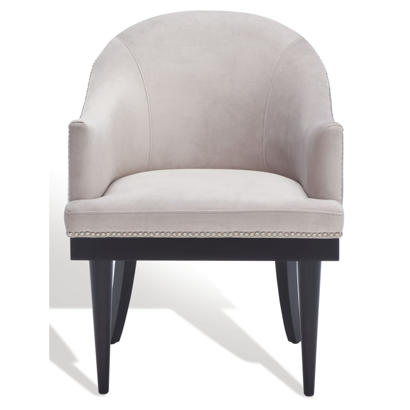 Maynard Upholstered Arm Chair, Almond