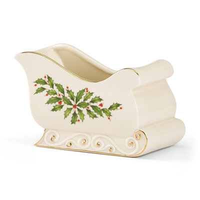 Holiday Sleigh 16 fl oz. Candy Bowl