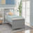 Wood Platform Bed Twin Size Platform Bed, Gray
